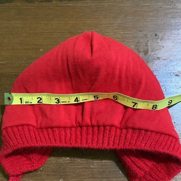 Red Apple Knitted Beanie - Picture 8 of 10